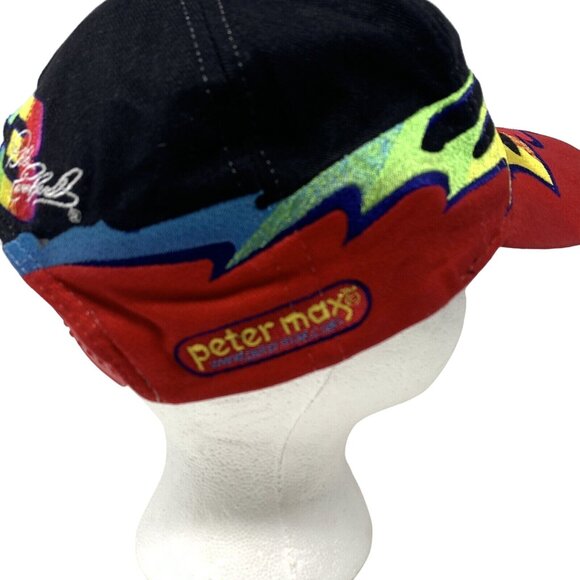 Dale Earnhardt #3 Peter Max Hat Snap Back Shark Tooth 90's NASCAR Goodwrench - Picture 4 of 11